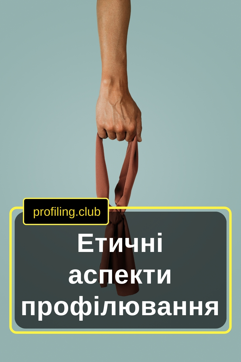 Етика у профайлінгу